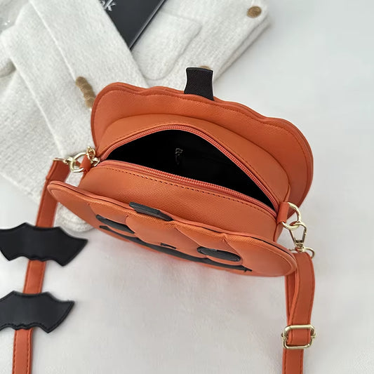 2025 Halloween Pumpkin Bag Strange Exquisite Single Shoulder Crossbody Large Capacity Women'S Fashion Bag for Autumn Winter