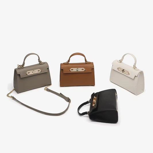 The 2023 New Chic Handbag for Women Is a Trendy, Niche Versatile Mini H-Held Bag with a Chain a Single-Shoulder
