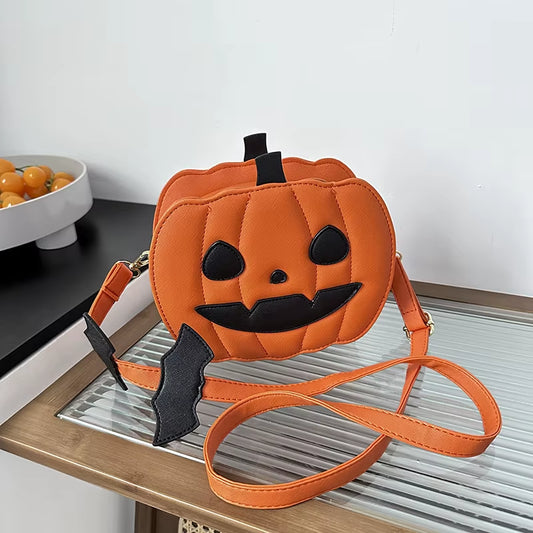 2025 Halloween Pumpkin Bag Strange Exquisite Single Shoulder Crossbody Large Capacity Women'S Fashion Bag for Autumn Winter